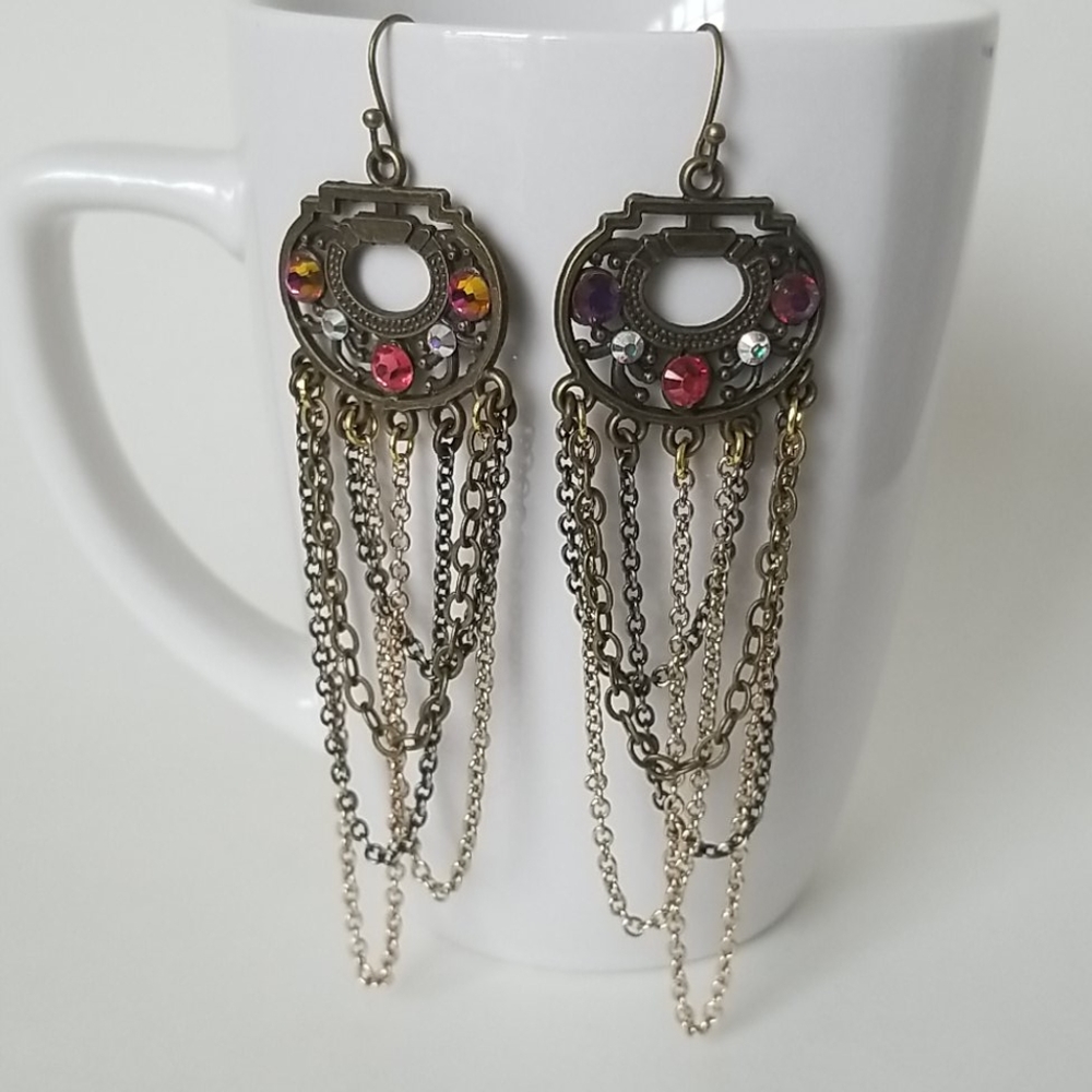 Beautiful pair of handmade earrings